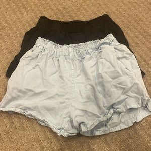 Blue and Black Altar’d State Shorts, sold together!!